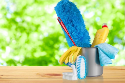 Regular cleaning service in a TW1 home with a tidy living room