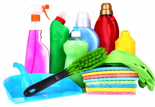 Local cleaning team working in a Twickenham commercial property