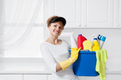 Professional carpet cleaners TW1 restoring a living room carpet