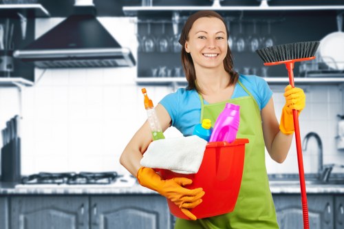 Cleaning a commercial property after refurbishment in TW1