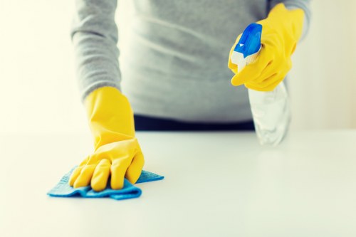 Deep carpet cleaning equipment prepared for local property cleaning