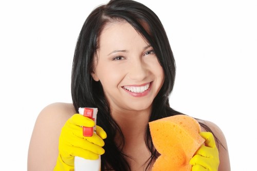 Professional local cleaning team working in TW1